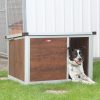 INFRA HEATED Thermo-WOODY dog house "XS" insize