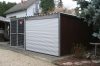 Woody 3*3m storage warehouse with electronic garage door