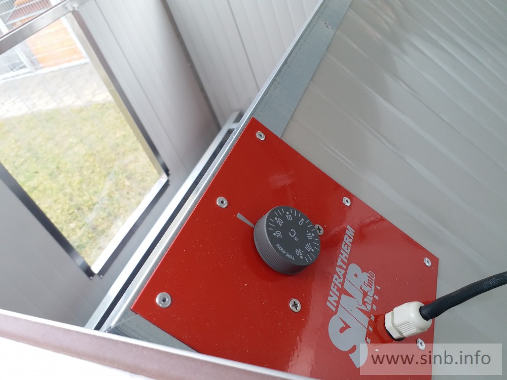 Infrapanel fűtés REB-120 elletőboxhoz Infrapanel fűtés REB-120 elletőboxhoz